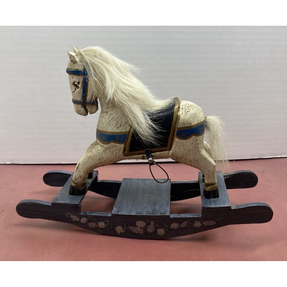 Ashton-Drake Galleries Wooden Rock-a-bye Rocking Horse 1995 Vintage READ